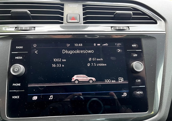 Volkswagen Tiguan cena 95900 przebieg: 144000, rok produkcji 2018 z Ciechanów małe 781